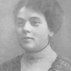 Ida Zimmerman (born Zamenhof), Ludwik's sister, around 1905